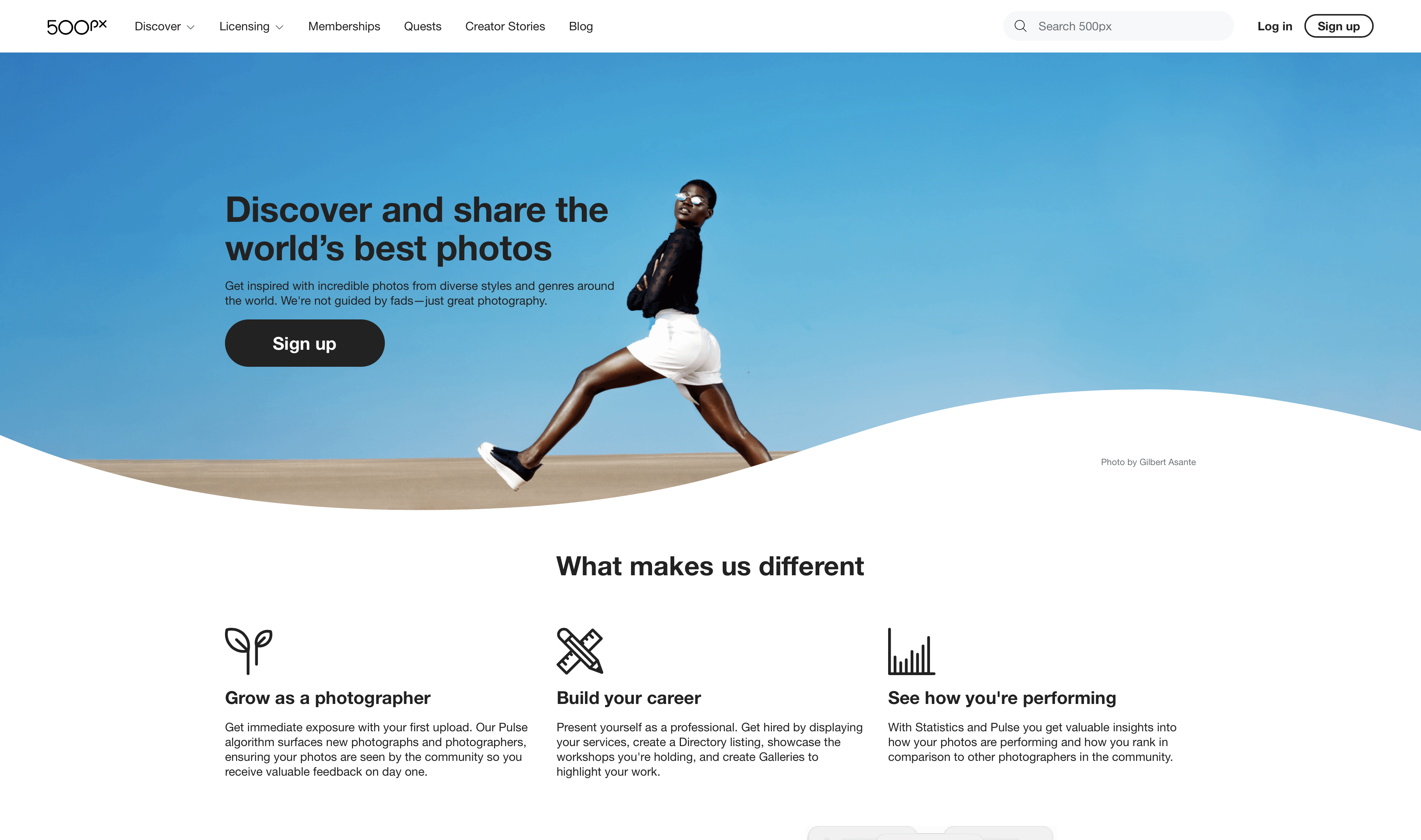 Sell your photos online with 500px