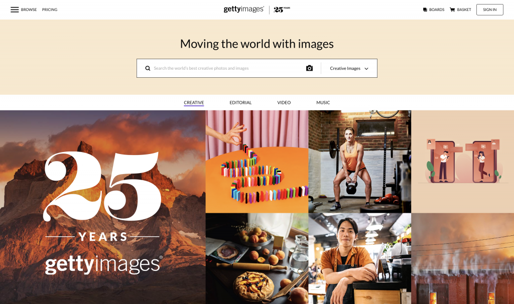 Selling with Getty Images