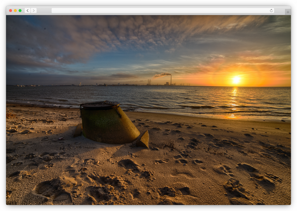 beach photography - sunset on the beach
