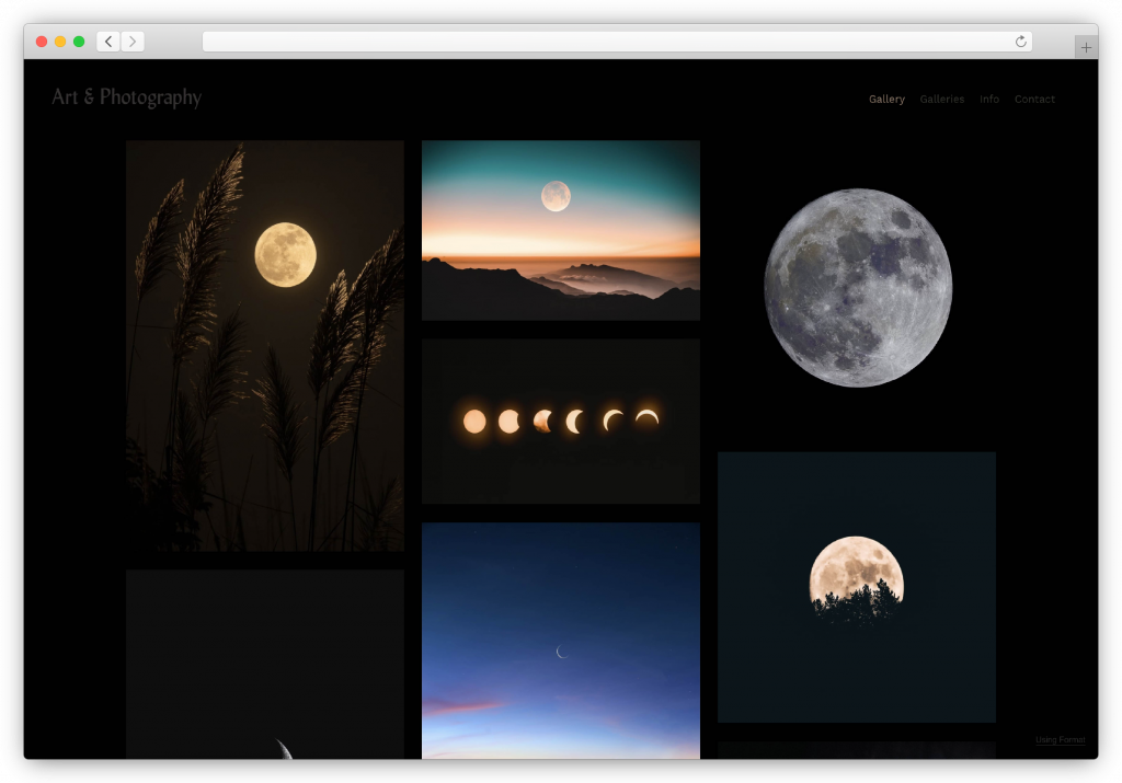 Format website preview
