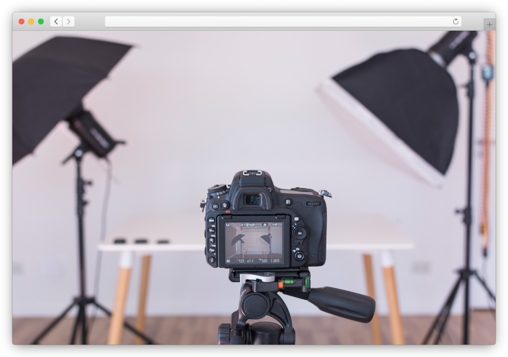 Home photography studio
