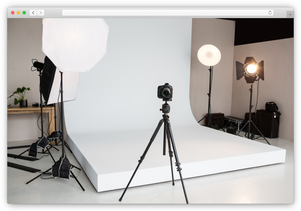 Home photography studio