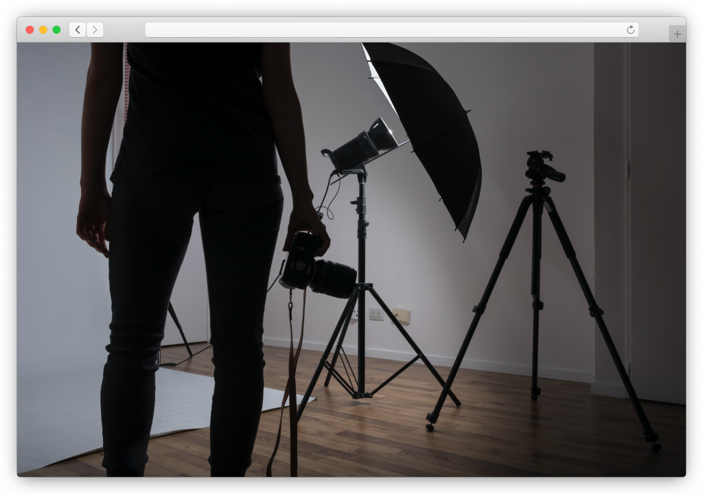 Home photography studio