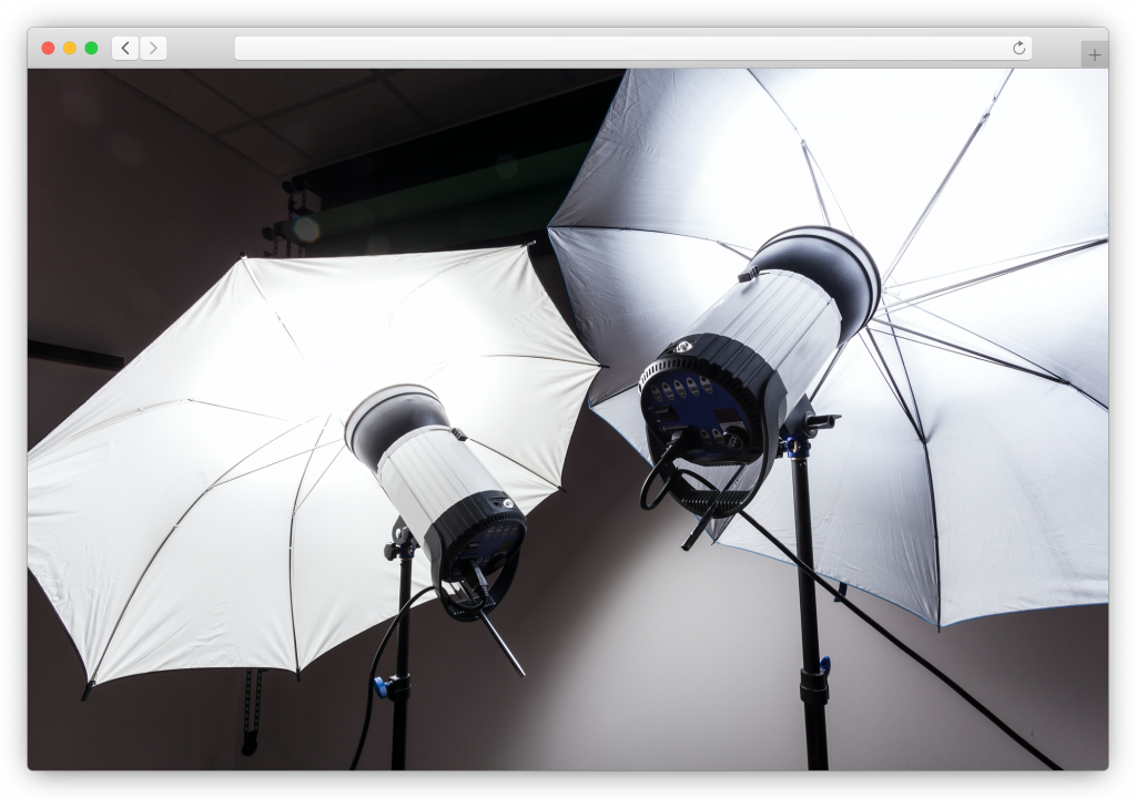 Home photography studio