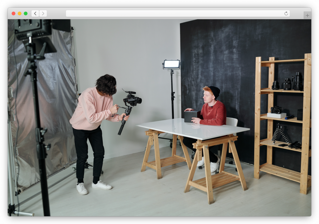 Home photography studio