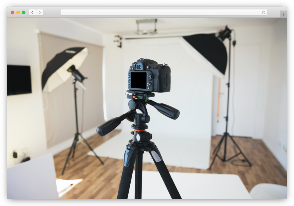 Home photography studio
