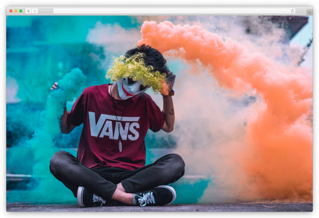 smoke bomb photography
