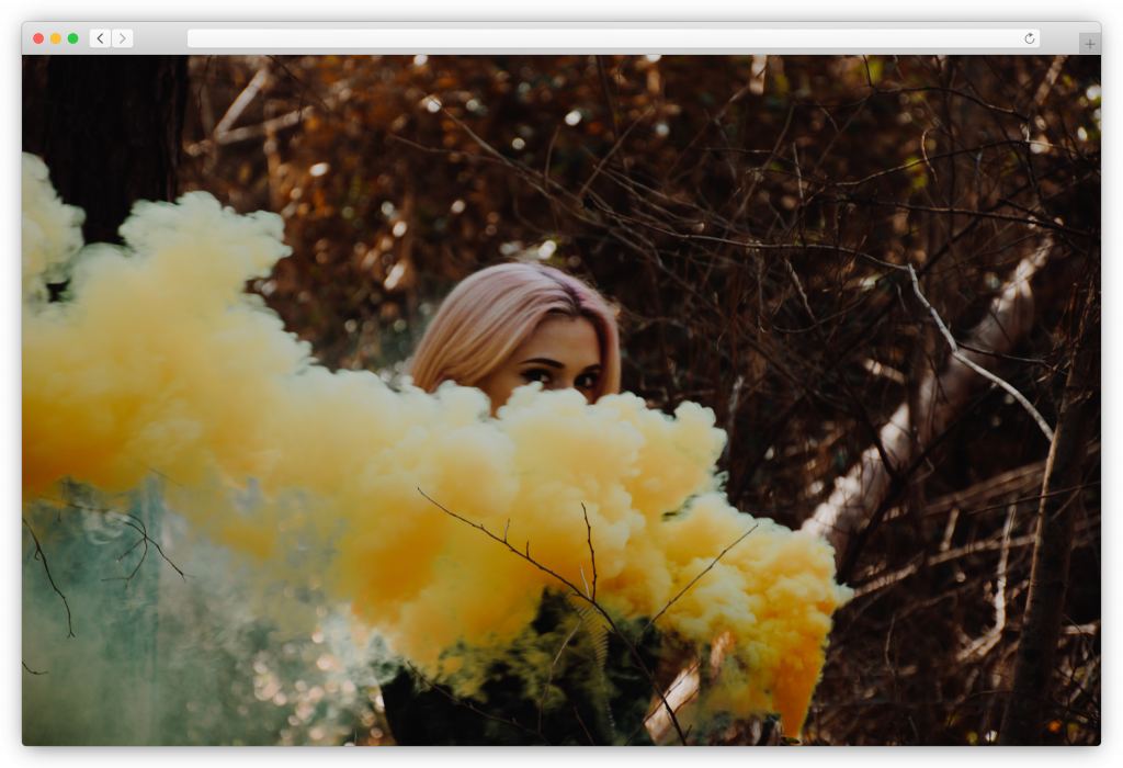 smoke bomb photography