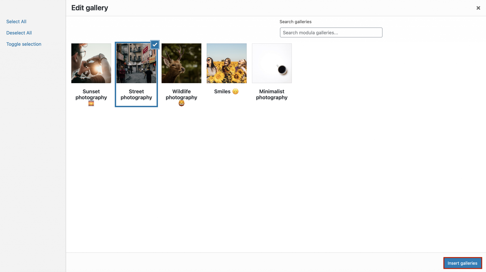 How to make an online photo album in WordPress