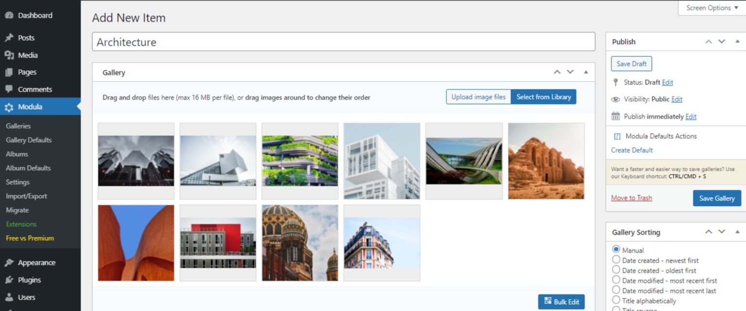 How to create a photo gallery for your website