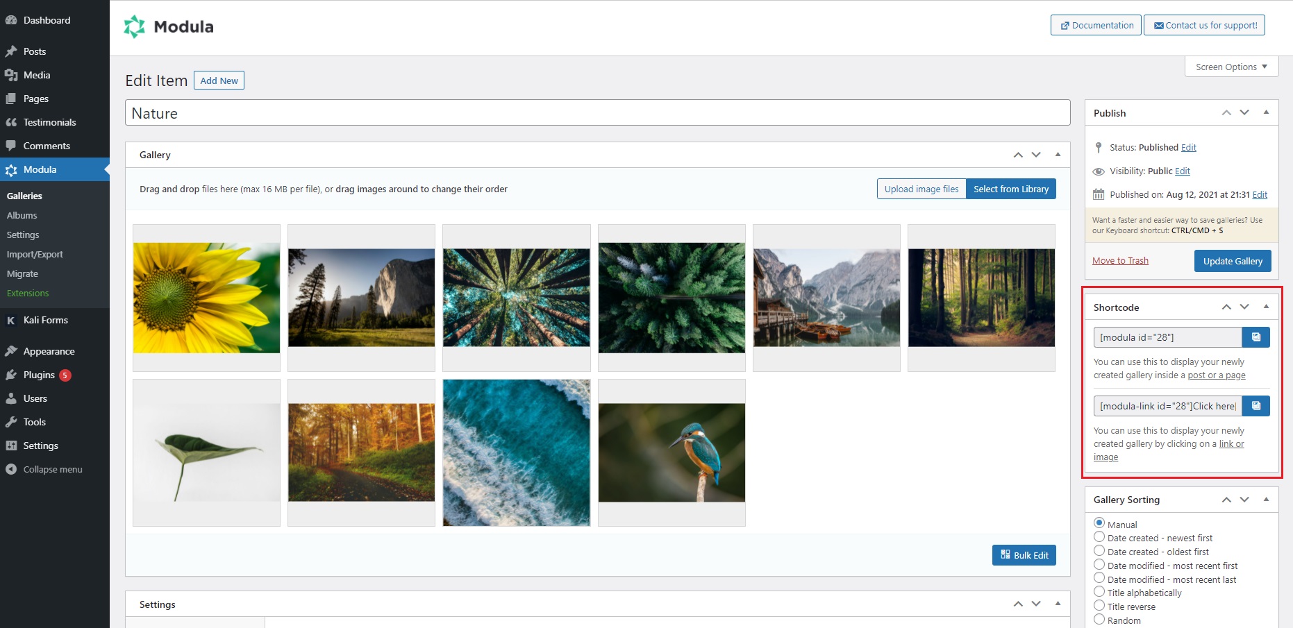 How To Create A WordPress Image Gallery With Captions