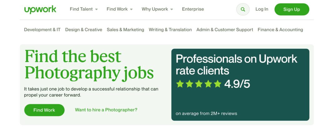 Freelance Photography Jobs on Upwork