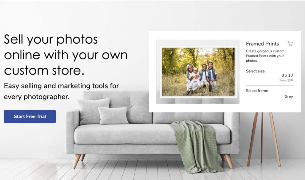 Sell photos online using Zenfolio