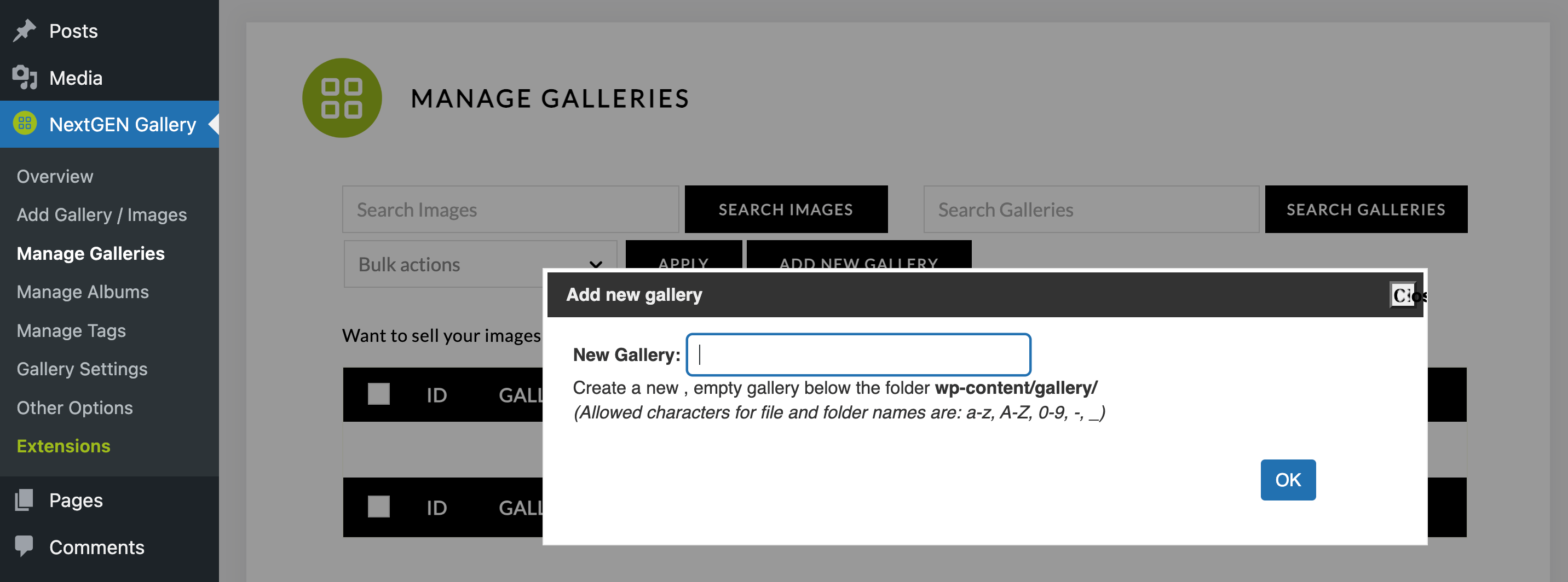 NextGEN new gallery