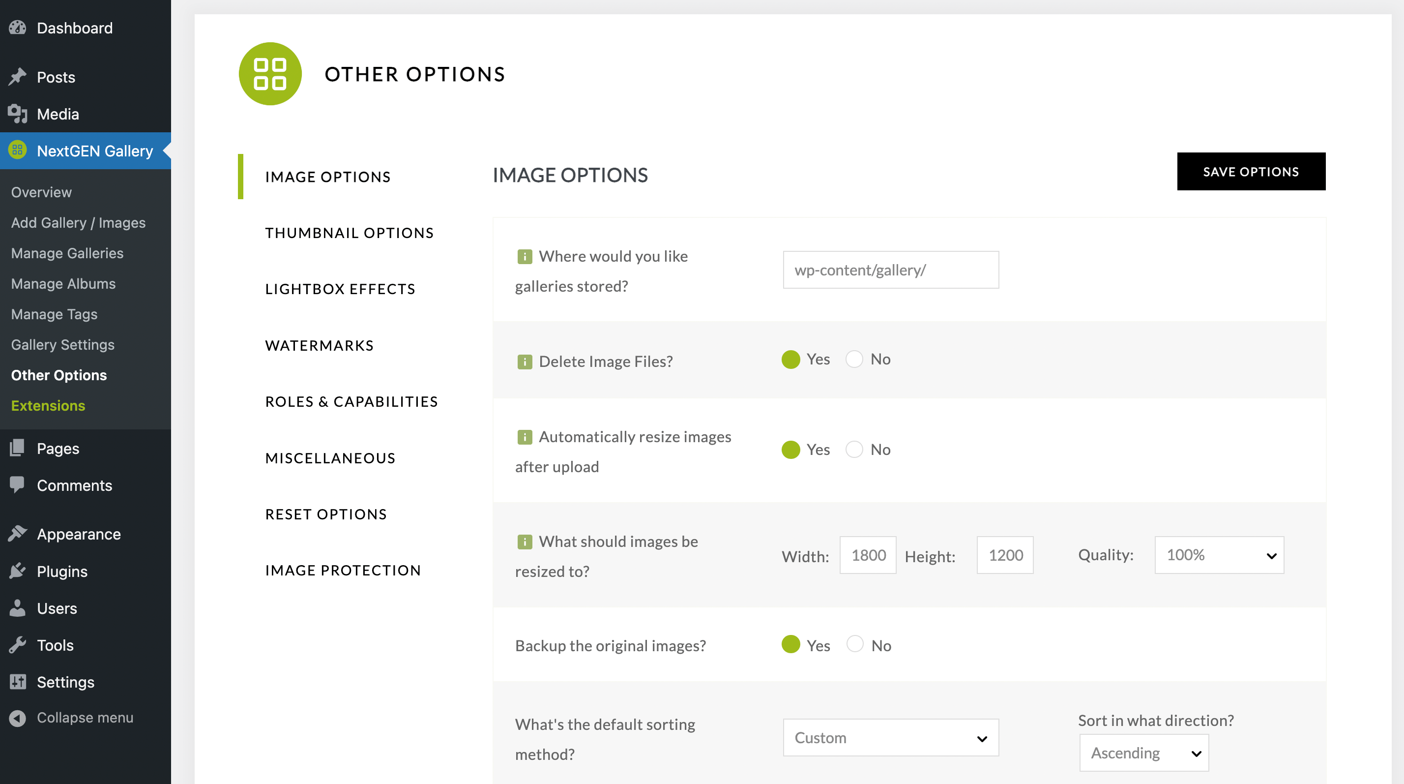 NextGEN other options